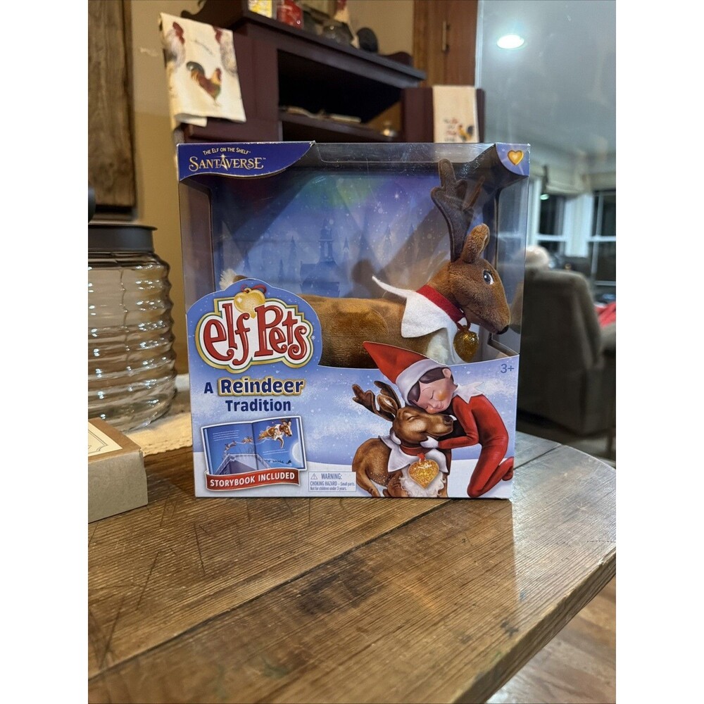 Elf Pets A Reindeer Tradition Plush & Storybook by The Elf on the Shelf NEW